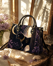 Glimmer Gate Leather Handbag
