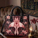 "Eyesore Rose" Leather Handbag