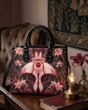 Eyesore Rose Leather Handbag
