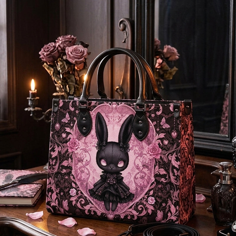 Dark Lolita Leather Handbag