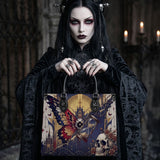 Time Relic Leather Handbag