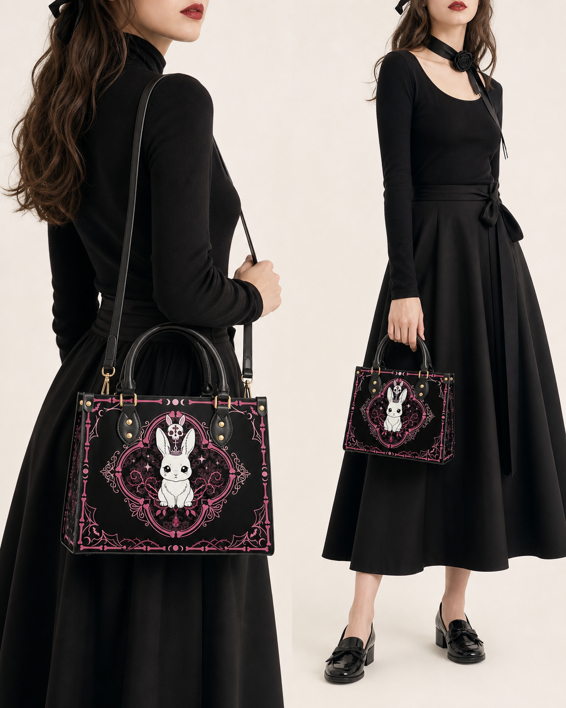 Woebun Leather Handbag