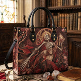 Crimson Tide Leather Handbag