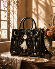 Crown Phantasm Leather Handbag