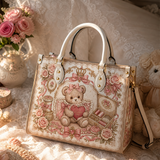 Honey Bear Leather Handbag