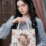SweetHound Leather Handbag