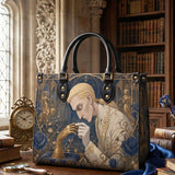 Metal Touch Leather Handbag