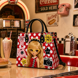 Red Cutiepie Leather Handbag