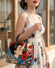 City Glam Leather Handbag