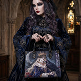 Raven's Moon Hymn Leather Handbag