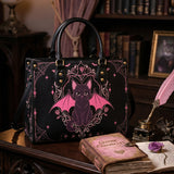 Winged Imp Leather Handbag