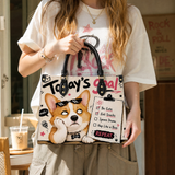 Corgi Manifesto Leather Handbag
