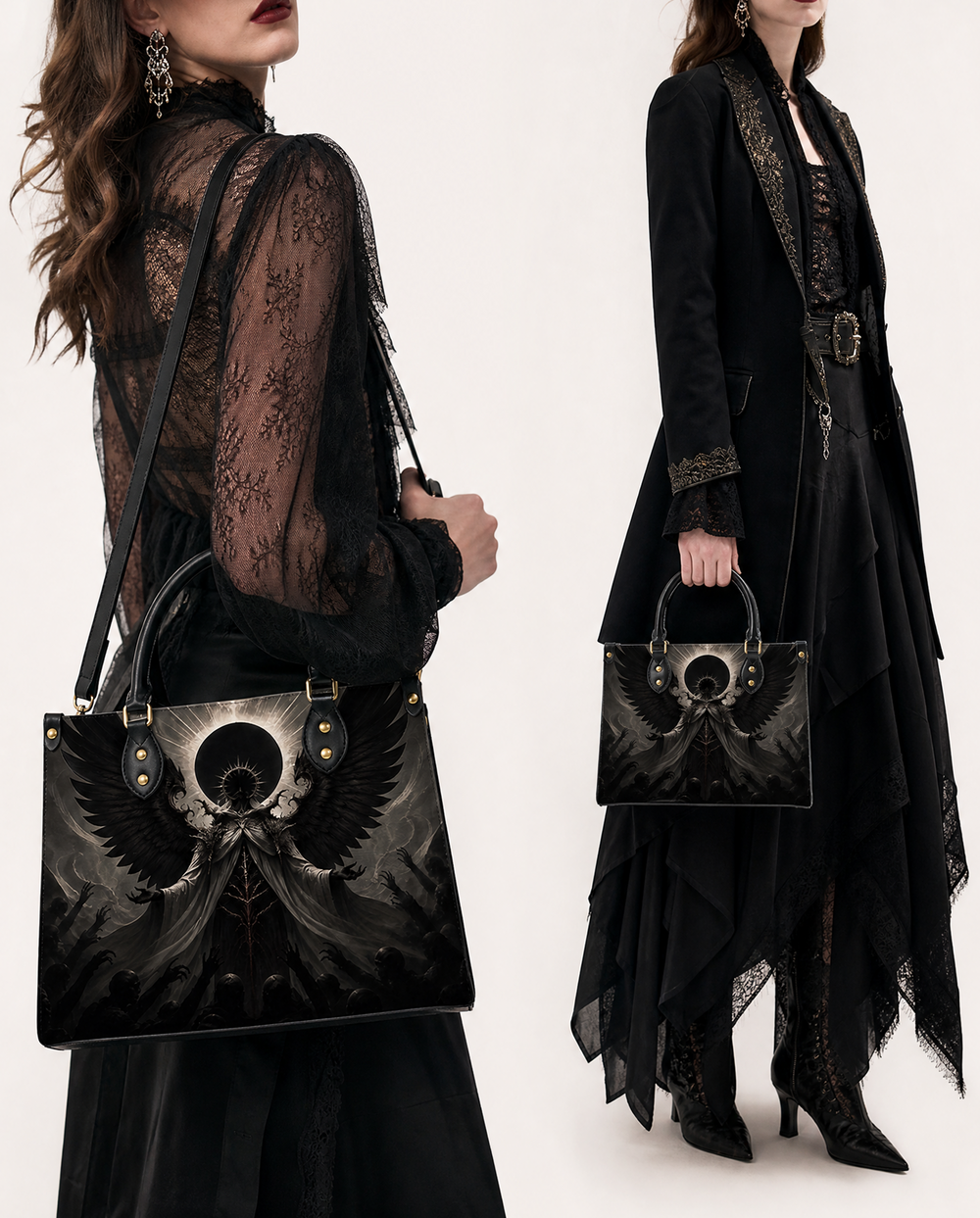 Fallenveil Leather Handbag