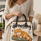 Orange Chill Vibe Leather Handbag
