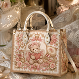 Honey Bear Leather Handbag