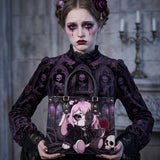 "Weeping Rose" Leather Handbag