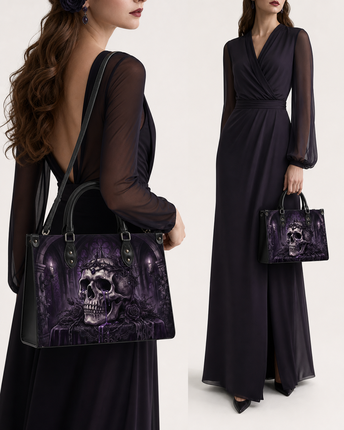 StarVeil Leather Handbag