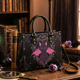 Winged Imp Leather Handbag