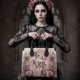 Oath of Bone & Rose Leather Handbag