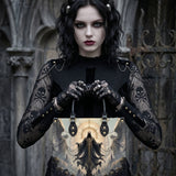 Reaper's Judgment Leather Handbag