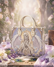 Holy Skeleton Leather Handbag