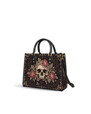 Lace Bone Leather Handbag