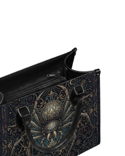 Lunar Grimoire Leather Handbag