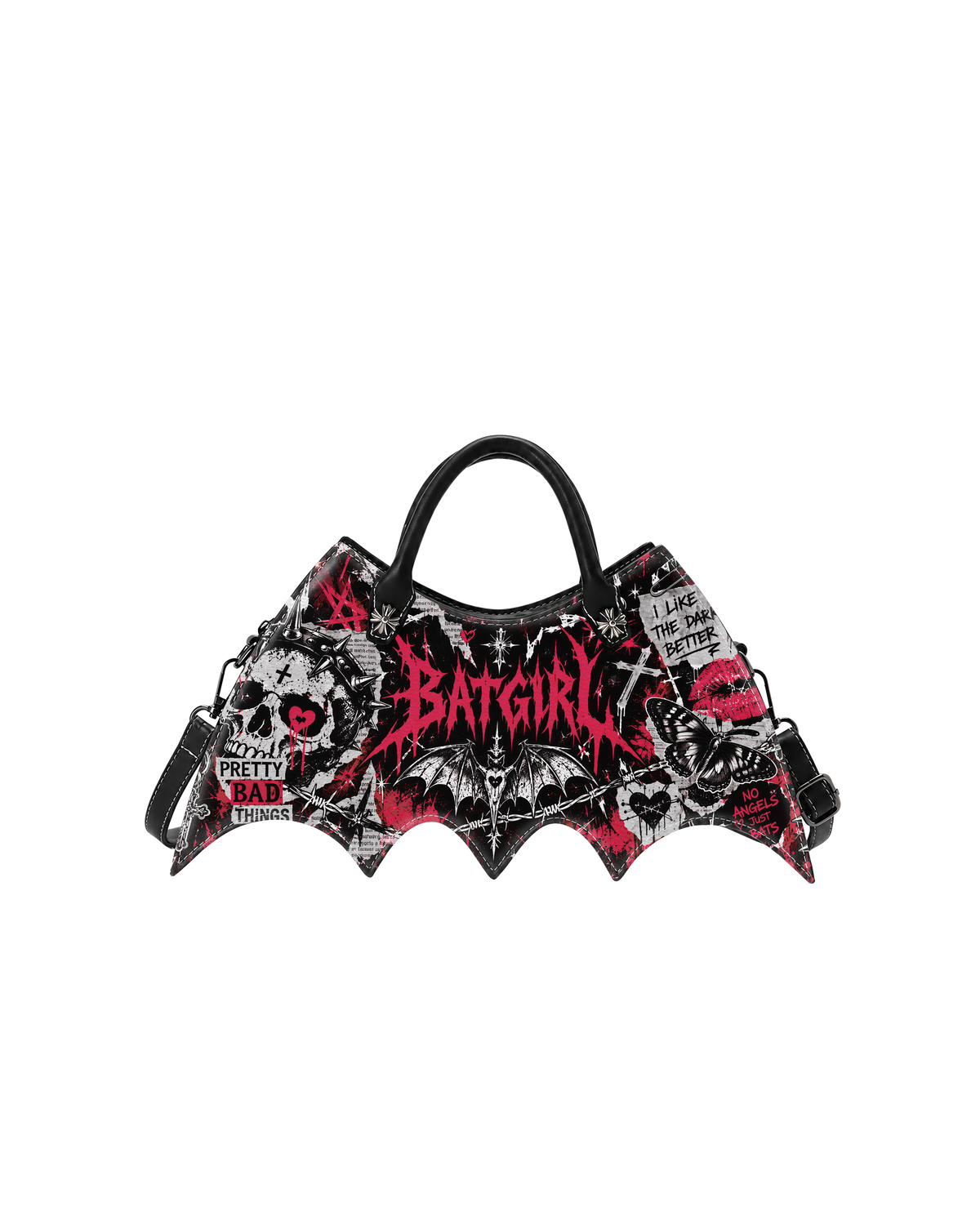 Rebel Bone Bat Wing Bag