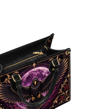 Raven Selenity Leather Handbag