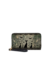 Nocturne Feline Long Zip Wallet
