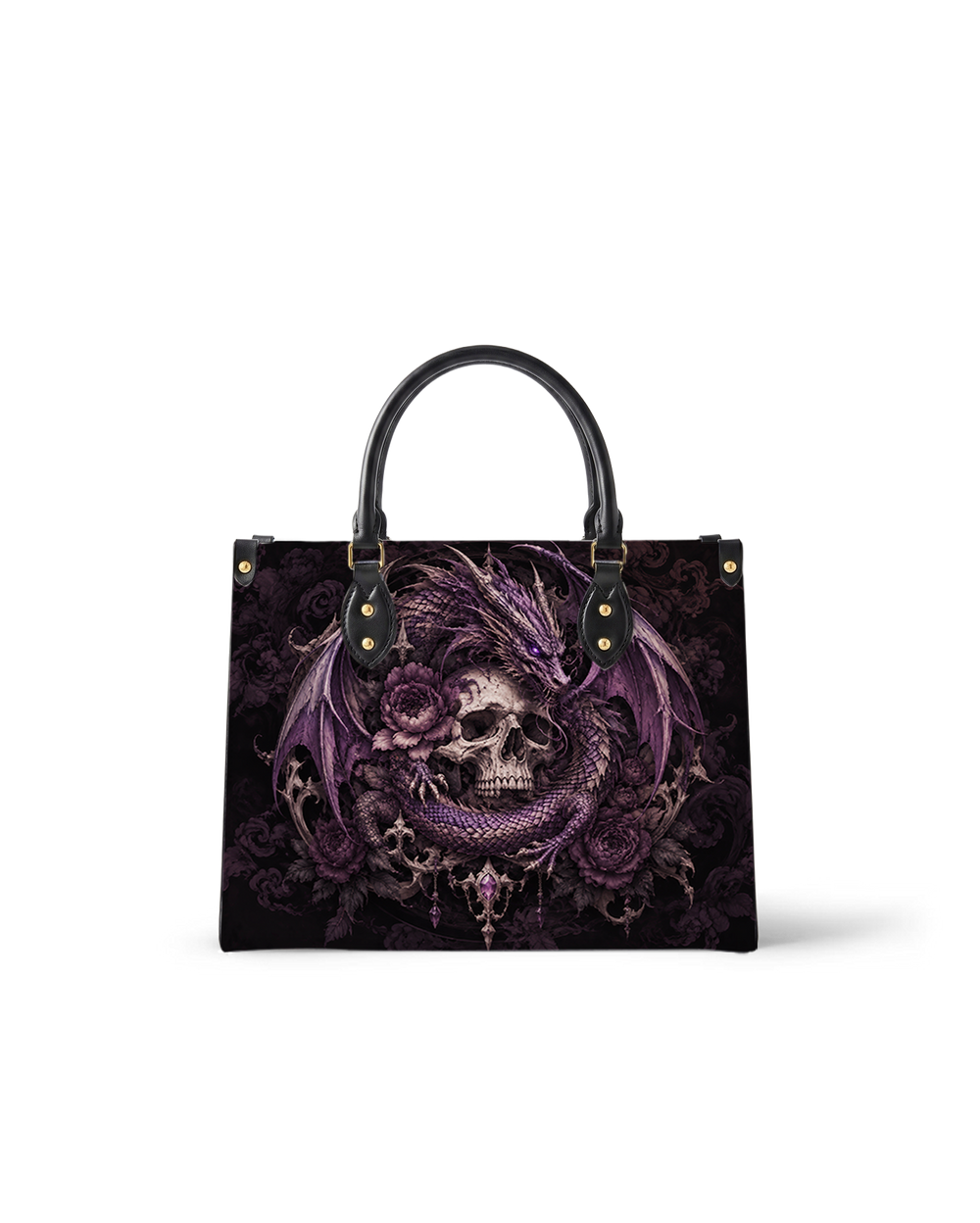 Dragon Curse Leather Handbag