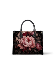 Altar Peony Leather Handbag