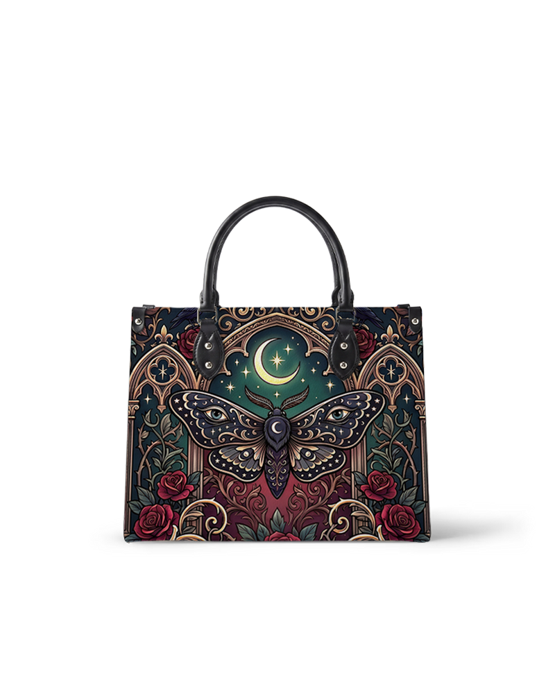 LunaMoth Leather Handbag