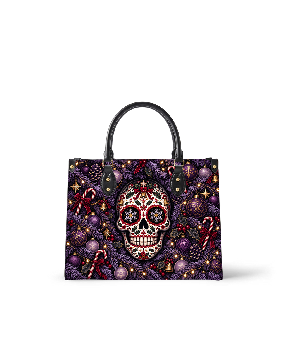 Violet Yule Leather Handbag