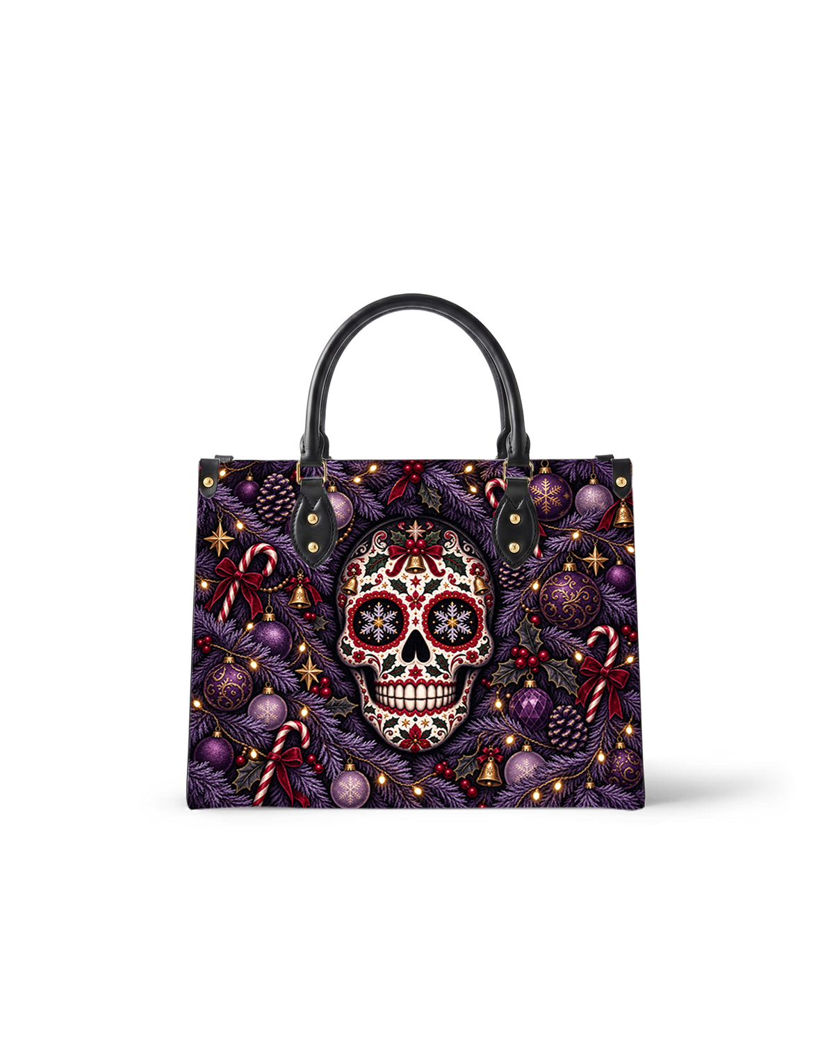 Violet Yule Leather Handbag