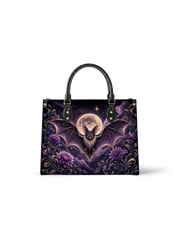Violet Venom Leather Handbag