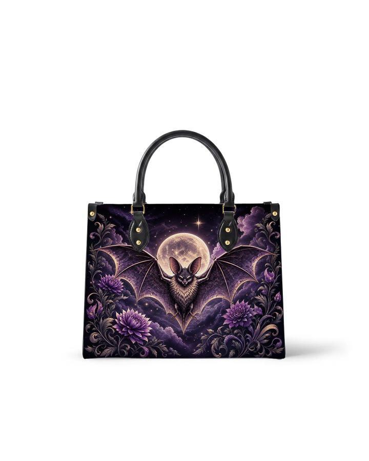 Violet Venom Leather Handbag