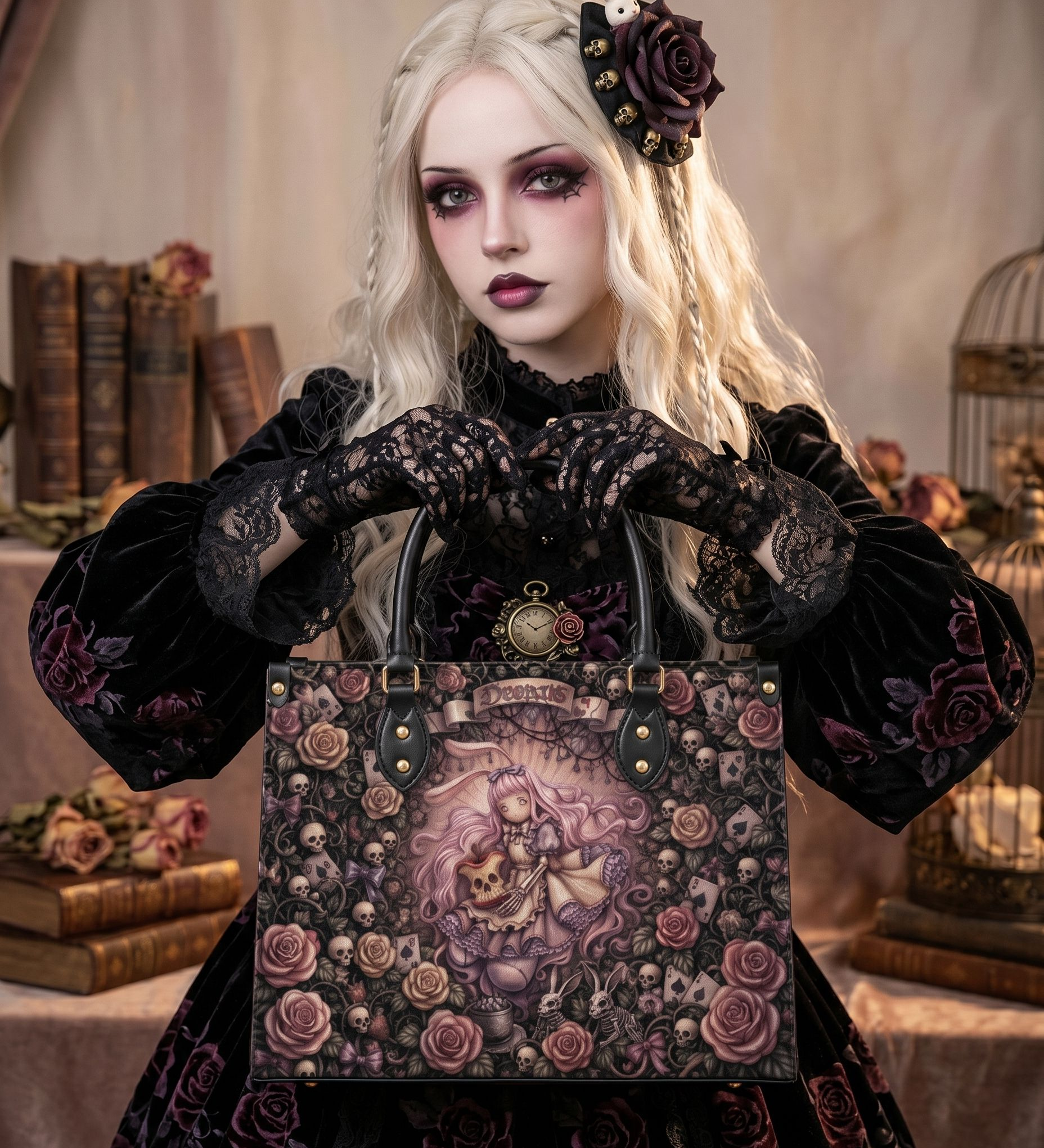 Sweet Nightmare Leather Handbag