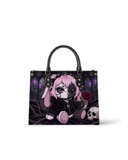 Weeping Rose Leather Handbag
