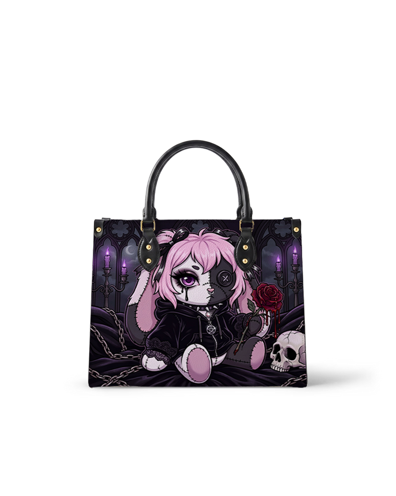Weeping Rose Leather Handbag