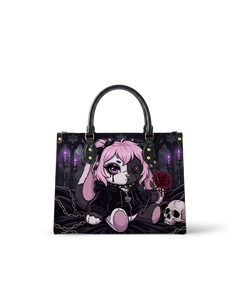Weeping Rose Leather Handbag