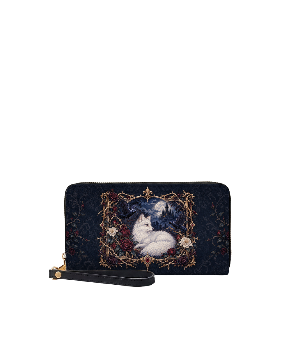 Vulpine Raven Long Zip Wallet