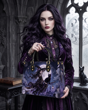 Moon Witch Leather Handbag