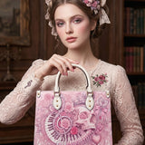 Pink Sonata Leather Handbag