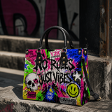 FreeVibes Leather Handbag