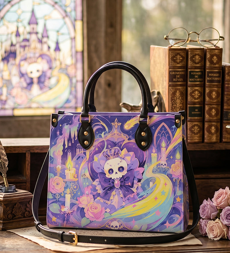 "CometMono" Leather Handbag