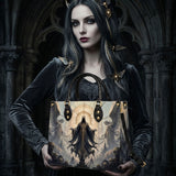 Reaper's Judgment Leather Handbag