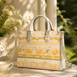 Golden Frost Leather Handbag