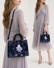 Hallow Ghost Leather Handbag