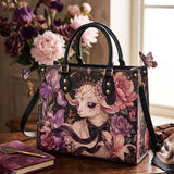 Floral Rite Leather Handbag